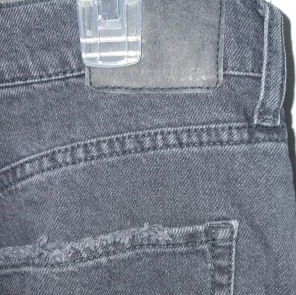 Aeropostale Women's 90S Baggy Jeans Black 12R Regular Distressed - Picture 9 of 14